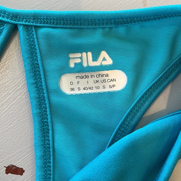 Fila turquoise tennis dress - Picture 4 of 7